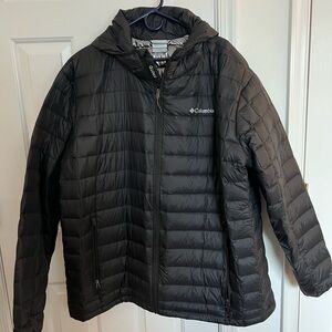 Columbia Black Puffer Jacket 4XT Turbodown 590TD nwot